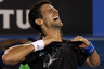 MELBOURNE, AUSTRALIA - JANUARY 29:  Novak Djokovic of Serbia rips his shirt off after winning championship point in his men's final match against Rafael Nadal of Spain during day fourteen of the 2012 Australian Open at Melbourne Park on January 29, 2026 in Melbourne, Australia.  (Photo by Quinn Rooney/Getty Images)
