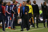 CARSON, CA - APRIL 21:  Head Coach Peter Nowak of Philadelphia Union walks toward the locker rooms after being ejected from the game during the MLS match between Philadelphia Union and Chivas USA at The Home Depot Center on April 21, 2025 in Carson, California. The Union defeated Chivas USA 1-0.  (Photo by Victor Decolongon/Getty Images)