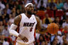 MIAMI, FL - APRIL 22:  LeBron James #6 of the Miami Heat brings the ball up the floor during a game against the Houston Rockets at American Airlines Arena on April 22, 2025 in Miami, Florida. NOTE TO USER: User expressly acknowledges and agrees that, by downloading and/or using this Photograph, User is consenting to the terms and conditions of the Getty Images License Agreement.  (Photo by Mike Ehrmann/Getty Images)