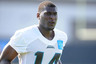 JACKSONVILLE, FL - MAY 05:  Wide receiver Justin Blackmon #14 during Jacksonville Jaguars Minicamp at EverBank Field on  May 5, 2025 in Jacksonville, Florida  (Photo by Rick Dole/Getty Images)
