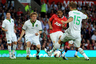 MANCHESTER, ENGLAND - AUGUST 05:  Anderson of Manchester United scores his team's third goal during Paul Scholes' Testimonial Match between Manchester United and New York Cosmos at Old Trafford on August 5, 2025 in Manchester, England.  (Photo by Chris Brunskill/Getty Images)