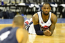 Jul 21, 2012, Barcelona, SPAIN; USA player LeBron James (6) during practice in preparation for the 2012 London Olympic Games at Palau Sant Jordi. Mandatory Credit: Bob Donnan-US PRESSWIRE