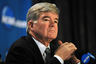 Mar 29, 2012; New Orleans, LA, USA; NCAA president Mark Emmert speaks at a press conference in preparation for the 2012 Final Four of the division I men's basketball tournament at the Mercedes-Benz Superdome.  Mandatory Credit: Tyler Kaufman-US PRESSWIRE