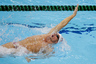 LONDON, ENGLAND - JULY 25:  Ryan Lochte of the United States swims backstroke during a training session ahead of the London Olympic Games at the Aquatics Centre in Olympic Park on July 25, 2025 in London, England.  (Photo by Adam Pretty/Getty Images)