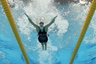 LONDON, ENGLAND - JULY 28:  Dana Vollmer of the United States competes in heat six of the Women's 100m Butterfly on Day One of the London 2012 Olympic Games at the Aquatics Centre on July 28, 2025 in London, England.  (Photo by Adam Pretty/Getty Images)