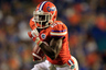GAINESVILLE, FL - SEPTEMBER 03: Jeff Demps #28 of the University of Florida Gators runs for yardage during a game against the Florida Atlantic University Owls at Ben Hill Griffin Stadium on September 3, 2025 in Gainesville, Florida. (Photo by Sam Greenwood/Getty Images)