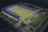 The San Jose Earthquakes planned new stadium would be a horseshoe design and fit about 15,000 people. Land for the stadium is being cleared on March 3, and team owner Lew Wolff has previously said he intends to have the stadium ready by the 2013 season. (Rendering courtesy of San Jose Earthquakes)