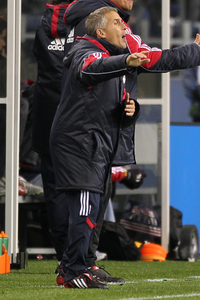 Richie Williams won't be patrolling the Red Bulls' technical area in 2011. (Photo by Otto Greule Jr/Getty Images)